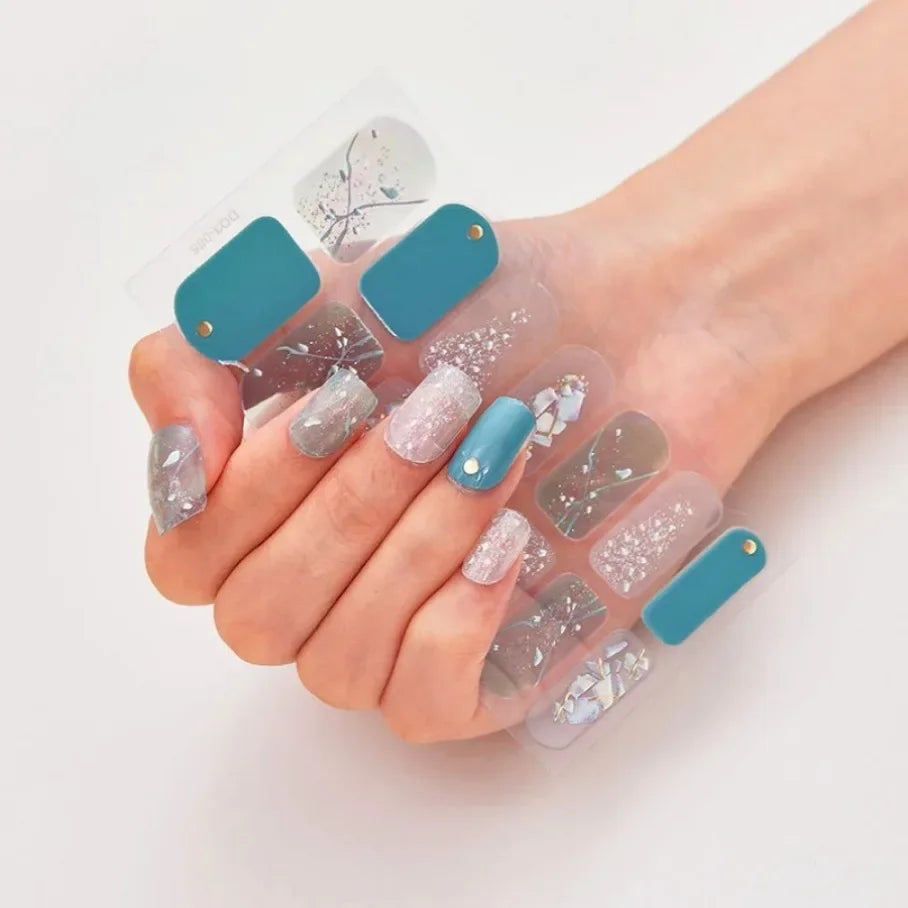 Stickers para Uñas de Gel Semi Curado – Diseños de Color Sólido