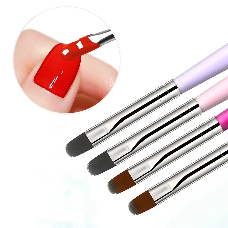Set de Pinceles para Nail Art – Gel UV Acrílico y Decoración