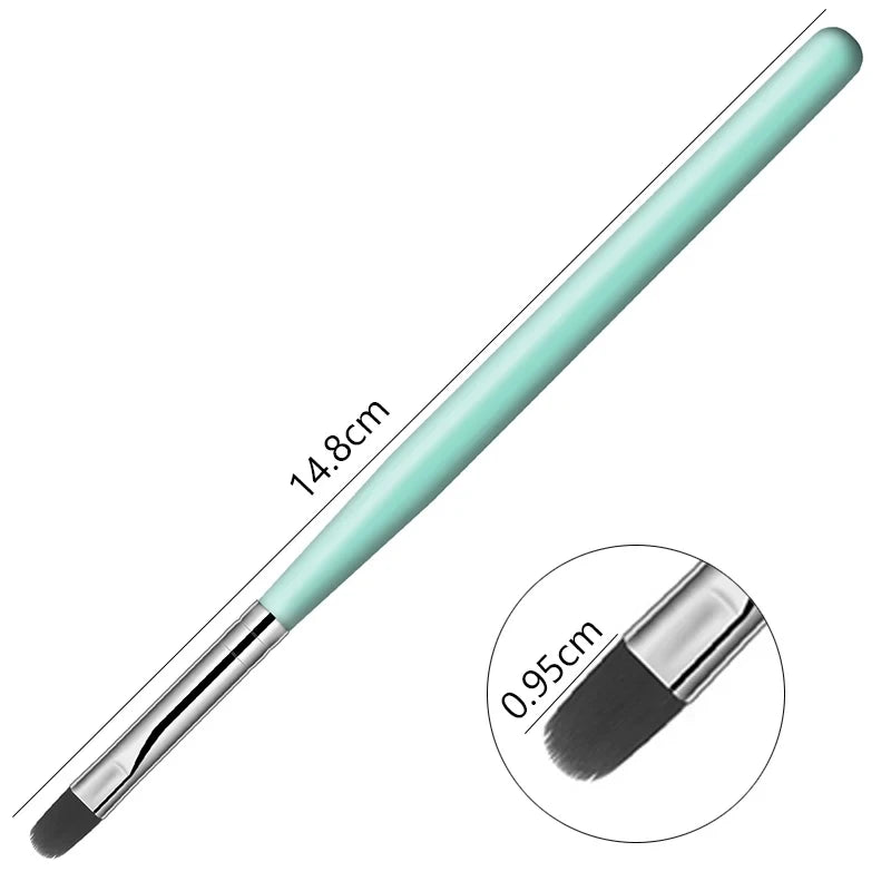 Set de Pinceles para Nail Art – Gel UV Acrílico y Decoración