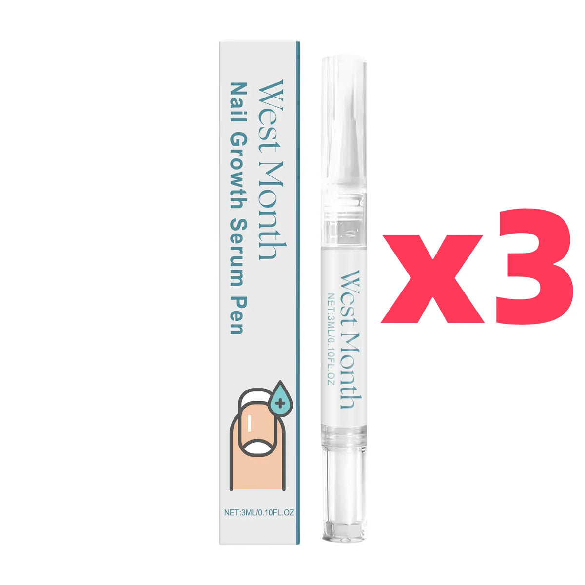Nail Care Pen Deeply Nourishing Repairing Damaged Nails Surface Promote Nail Growth Reduce Dryness Strengthen Nail Cuticle Oil