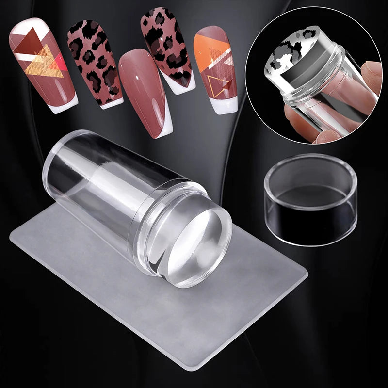 Kit de Placas de Stamping para Uñas – Diseños French y Nail Art