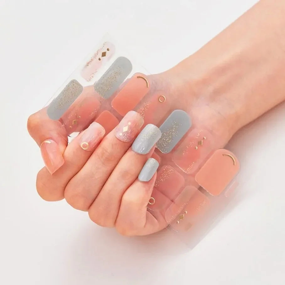 Stickers para Uñas de Gel Semi Curado – Diseños de Color Sólido