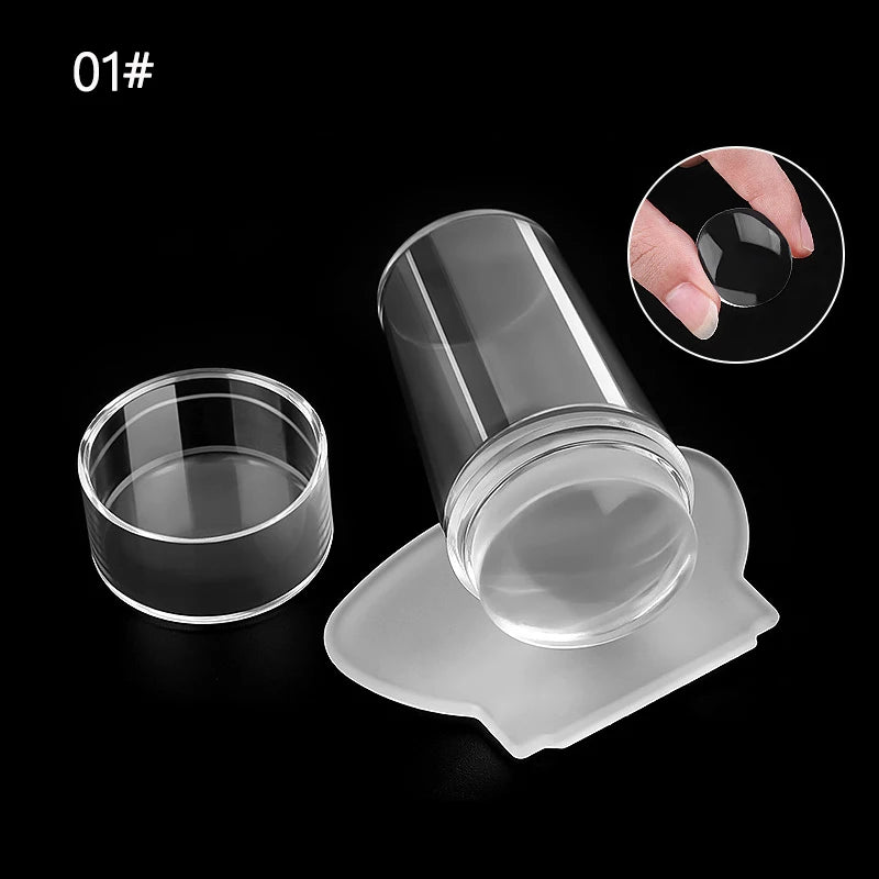 Kit de Placas de Stamping para Uñas – Diseños French y Nail Art