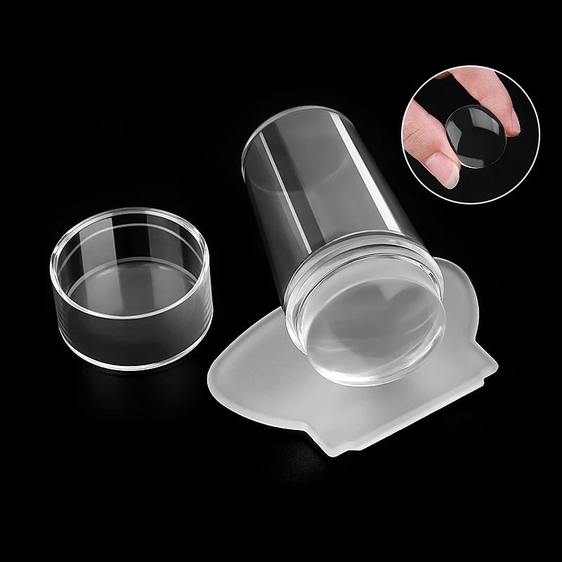 Kit de Placas de Stamping para Uñas – Diseños French y Nail Art