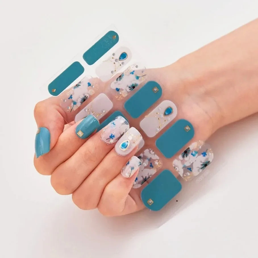Stickers para Uñas de Gel Semi Curado – Diseños de Color Sólido