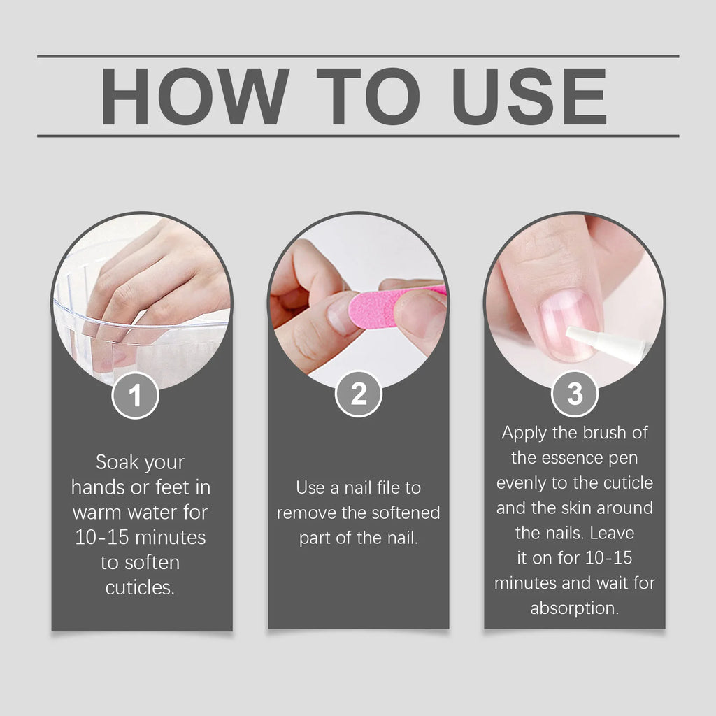 Nail Care Pen Deeply Nourishing Repairing Damaged Nails Surface Promote Nail Growth Reduce Dryness Strengthen Nail Cuticle Oil