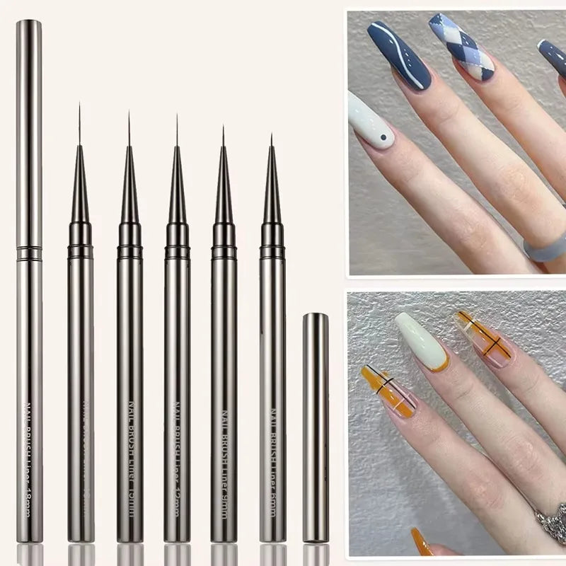 Pinceles Liner para Nail Art – Trazos Finos y Diseños Precisos