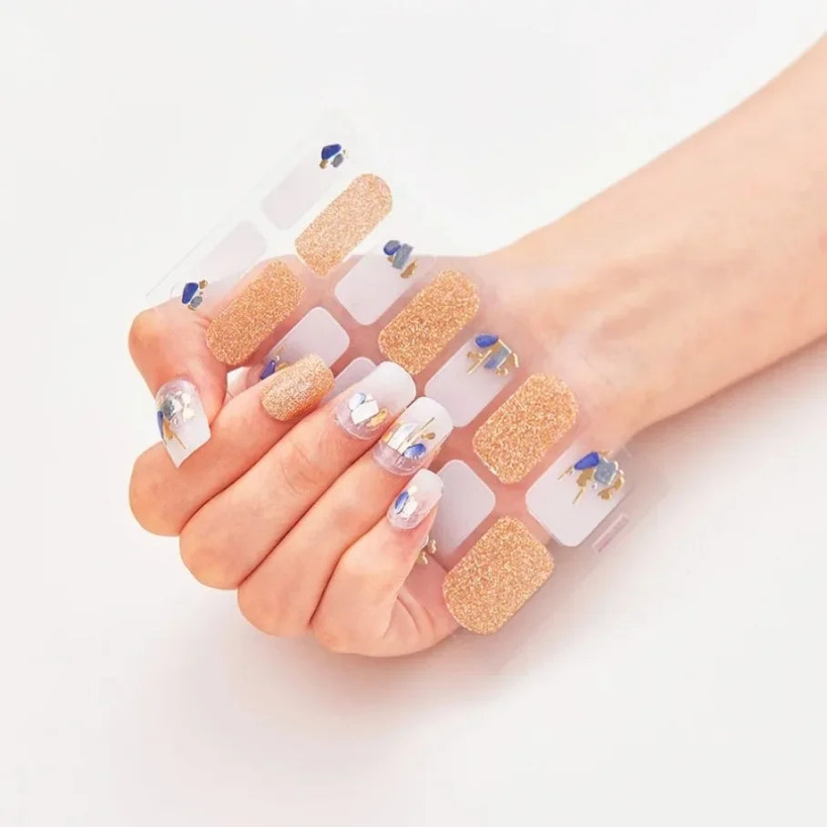 Stickers para Uñas de Gel Semi Curado – Diseños de Color Sólido