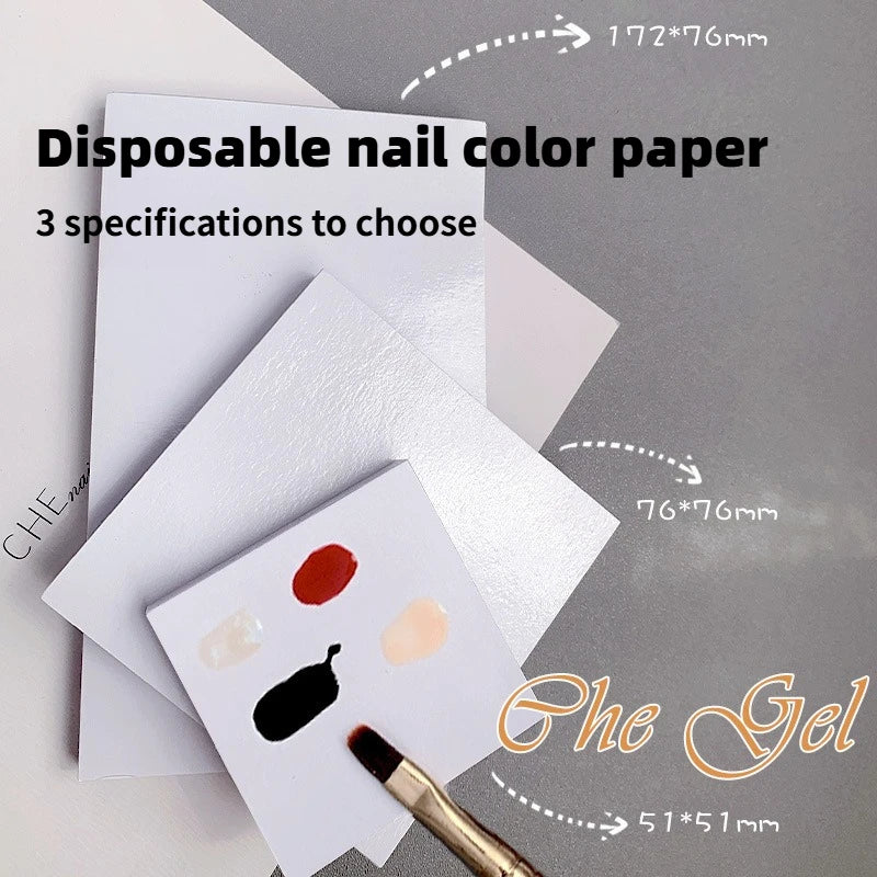 Papel Adhesivo para Nail Art – Paleta Desechable Multiusos