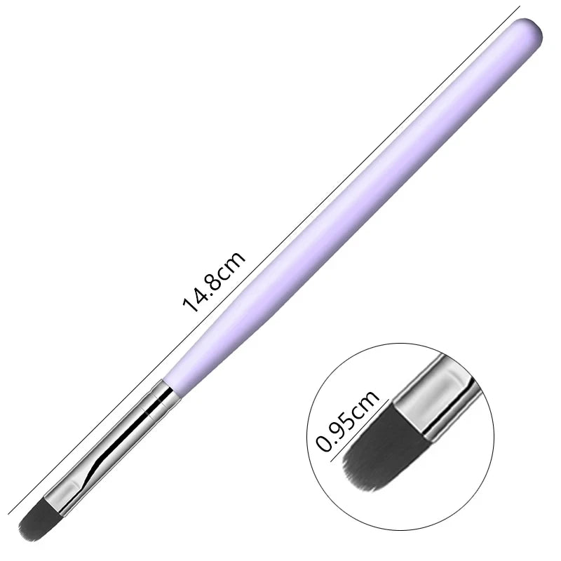 Set de Pinceles para Nail Art – Gel UV Acrílico y Decoración