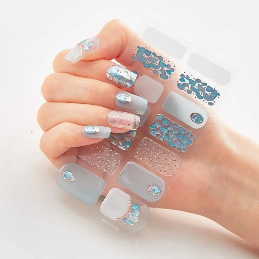Stickers para Uñas de Gel Semi Curado – Diseños de Color Sólido