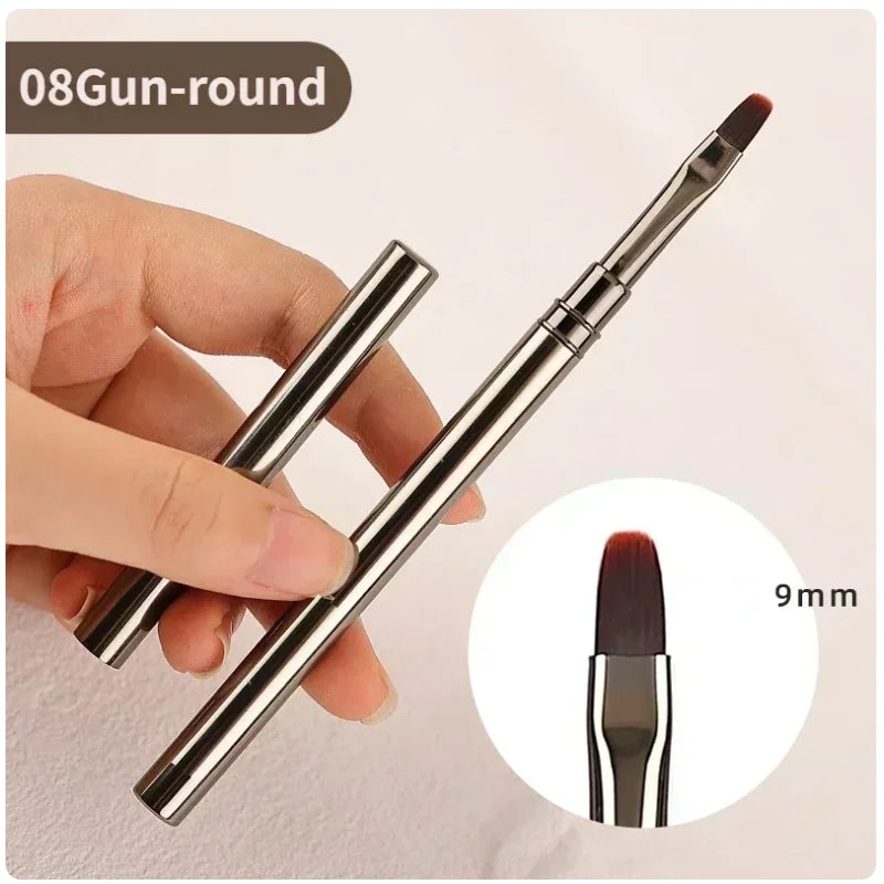 Nail Glue Phototherapy Pen UV Gel Brush Pen Acrylic Nail Art Painting Drawing Liner Brush Professional Manicure Tool