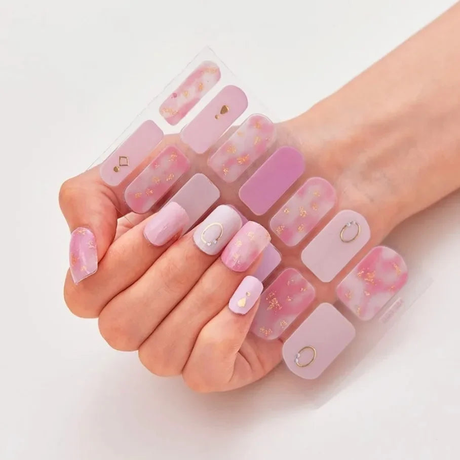 Stickers para Uñas de Gel Semi Curado – Diseños de Color Sólido