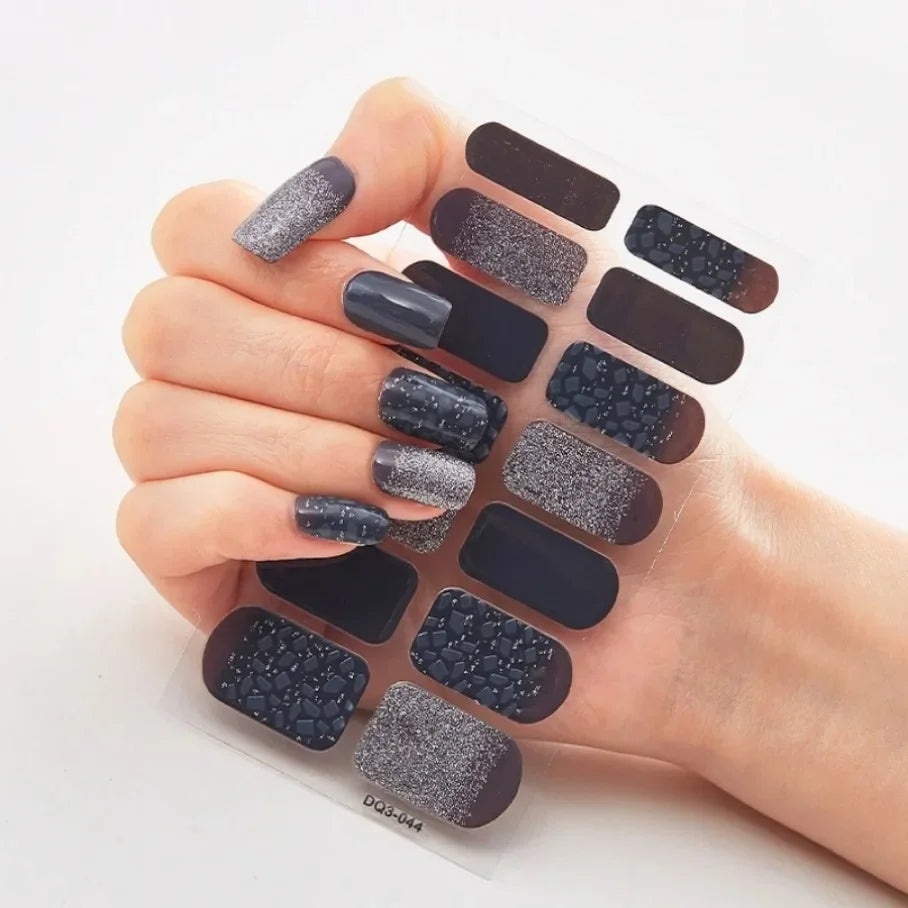 Stickers para Uñas de Gel Semi Curado – Diseños de Color Sólido