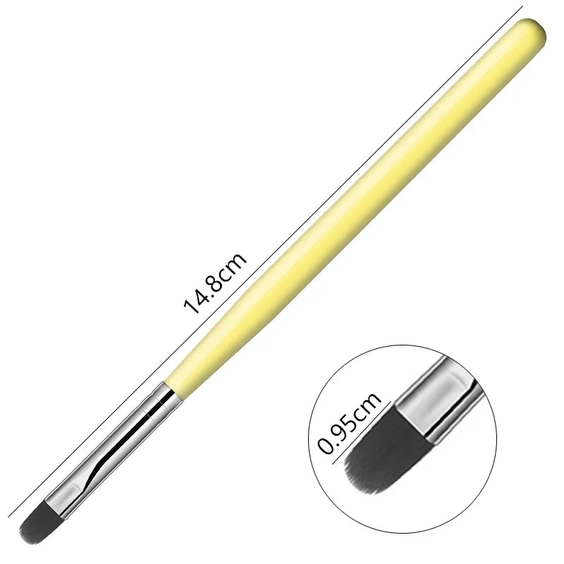 Set de Pinceles para Nail Art – Gel UV Acrílico y Decoración