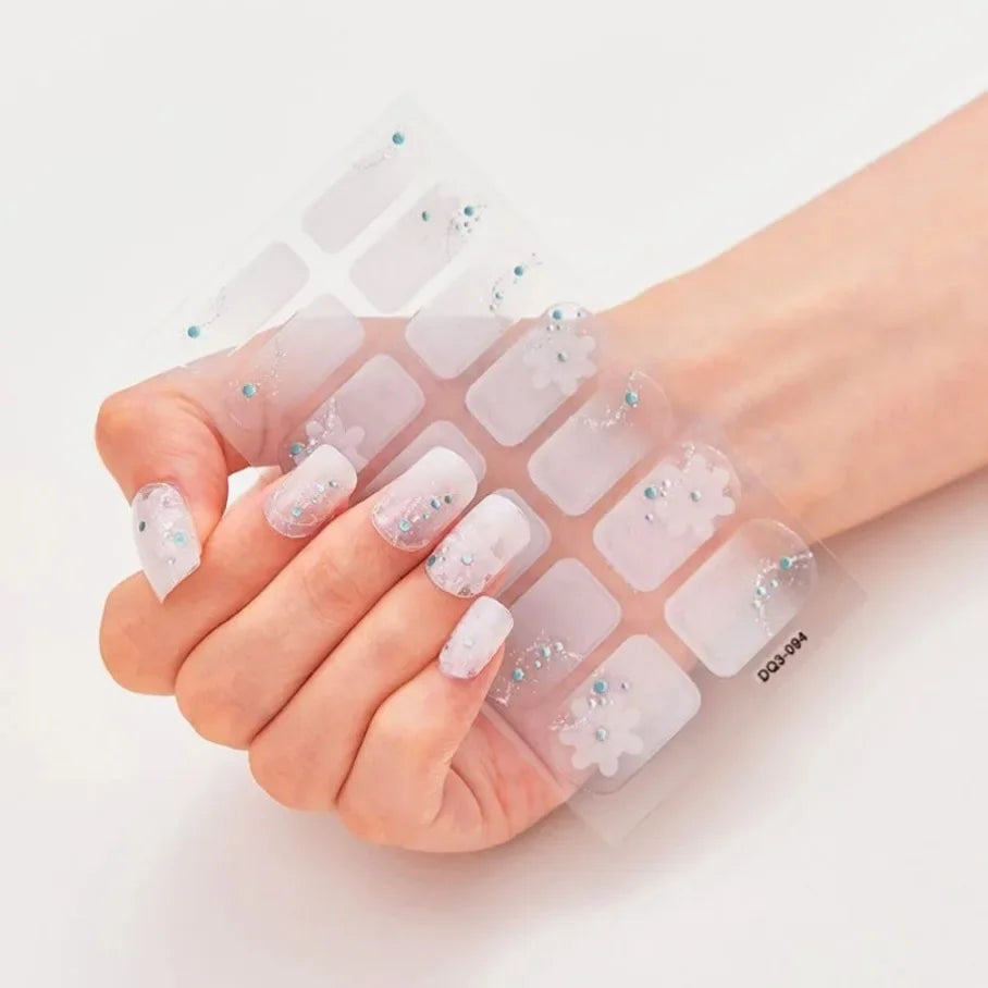 Stickers para Uñas de Gel Semi Curado – Diseños de Color Sólido