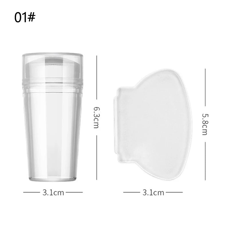 Kit de Placas de Stamping para Uñas – Diseños French y Nail Art