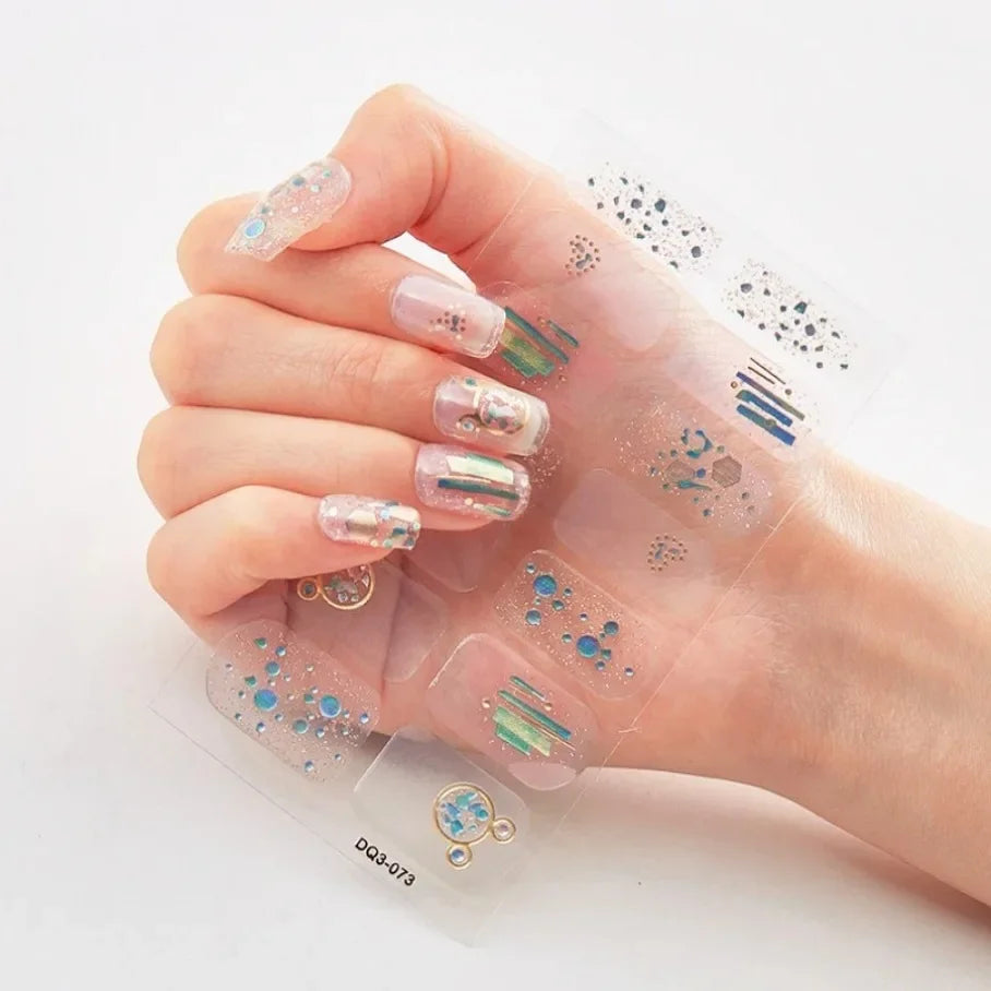 Stickers para Uñas de Gel Semi Curado – Diseños de Color Sólido