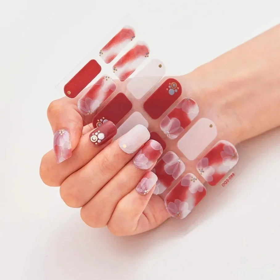 Stickers para Uñas de Gel Semi Curado – Diseños de Color Sólido