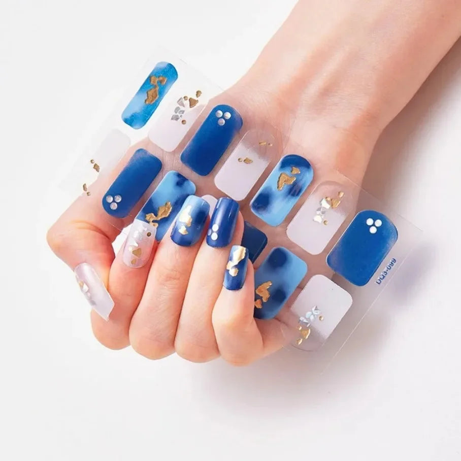Stickers para Uñas de Gel Semi Curado – Diseños de Color Sólido