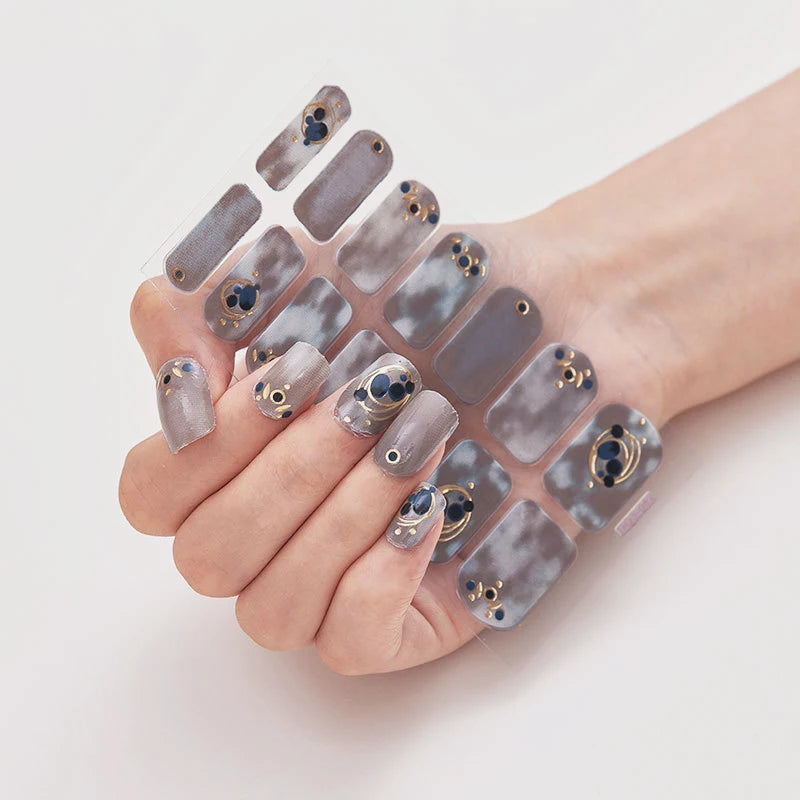 Stickers para Uñas de Gel Semi Curado – Diseños de Color Sólido
