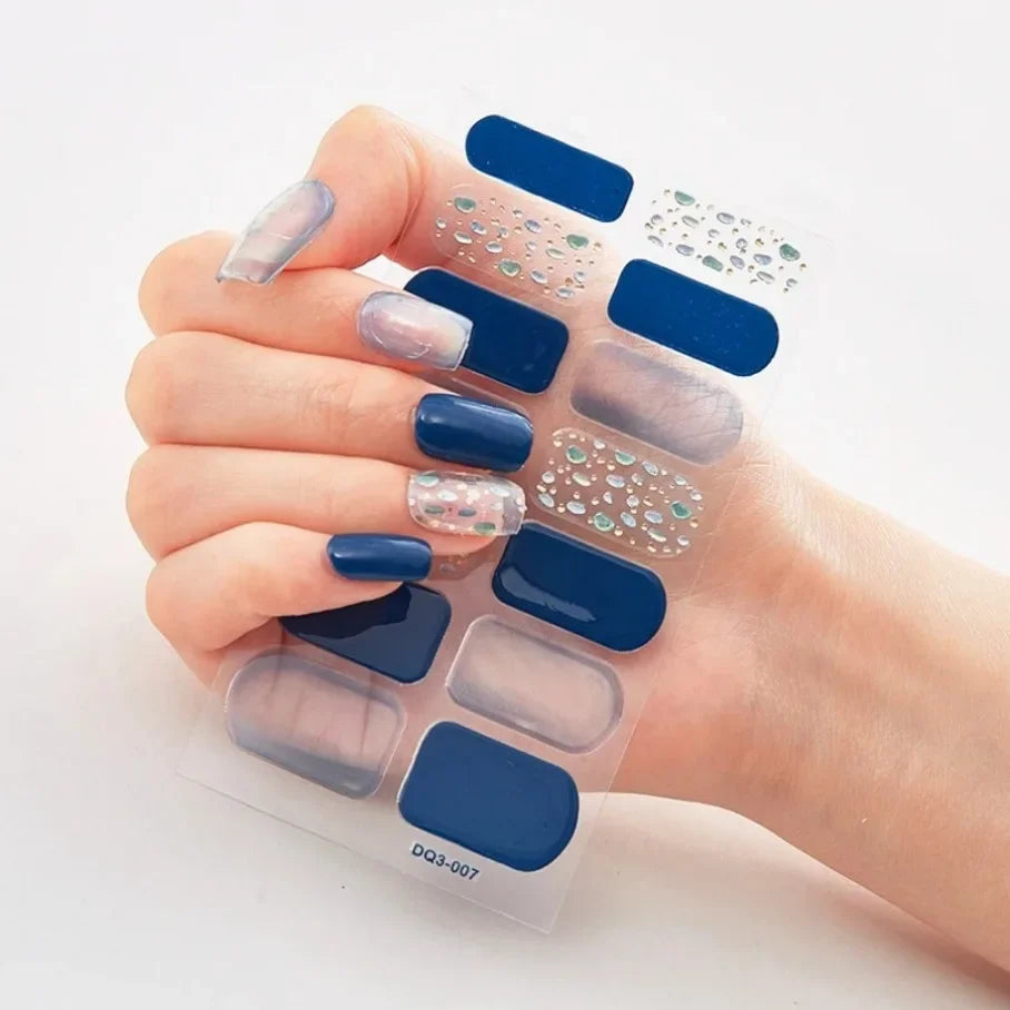 Stickers para Uñas de Gel Semi Curado – Diseños de Color Sólido