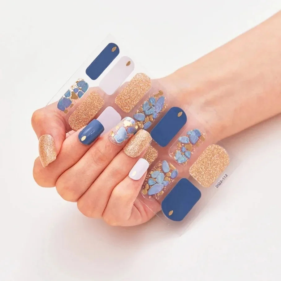 Stickers para Uñas de Gel Semi Curado – Diseños de Color Sólido